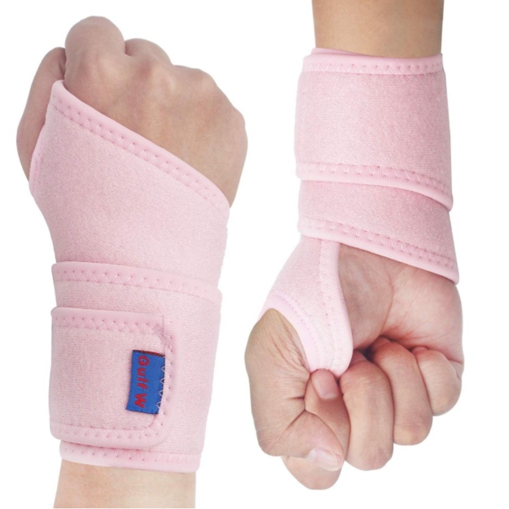 Pink Wrist Support Brace